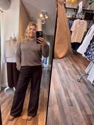 Mela ulltröja brun