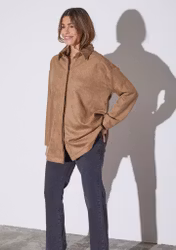 Kaja mocka skjortjacka