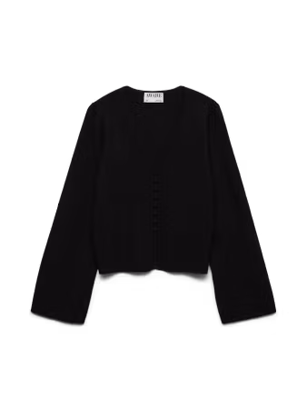 Hanna v-neck cardigan svart