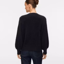Poilu v-neck stickad svart