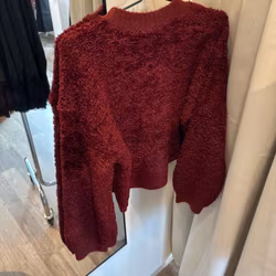 Eira kofta vinröd