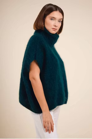 Sussi mohairpolo apline green