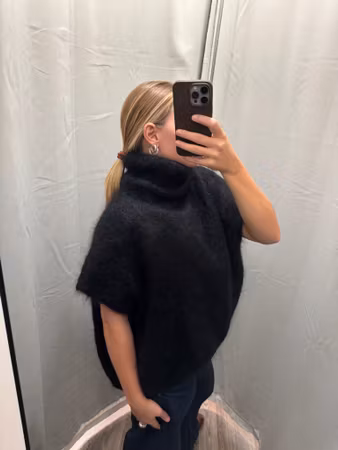Sussi mohairpolo svart