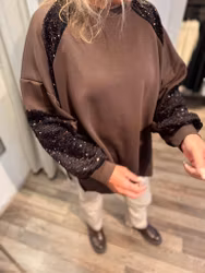 Second of sequin brun
