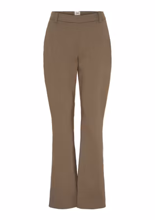 Veneto flare pant taupe