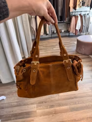 Mockaväska/bag cognac