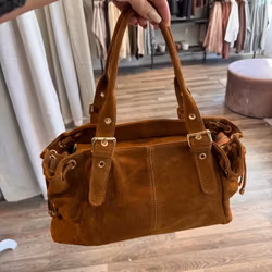 Mockaväska/bag cognac