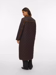 Emily long coat brun