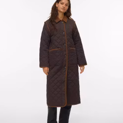 Emily long coat brun