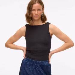 Million topp 2-vägs linne svart