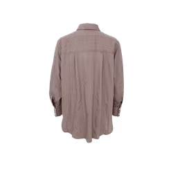 Elle strass skjorta taupe