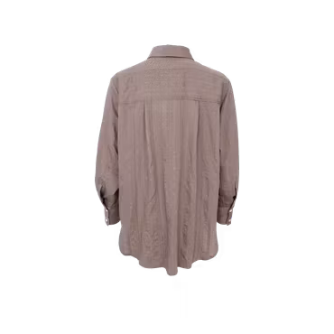 Elle strass skjorta taupe