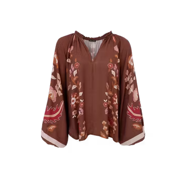 Marigold blus brun