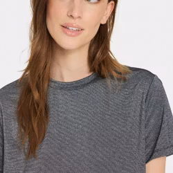 Haga glitter t-shirt svart