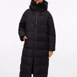 Elanor täckjacka lång svart