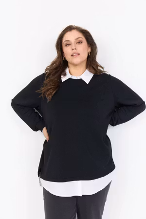 Sabina tröja med krage