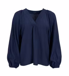 Luisa blus mörk marinblå