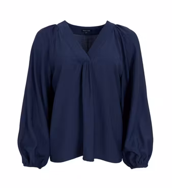 Luisa blus mörk marinblå