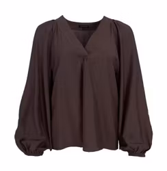 Luisa blus mörkbrun