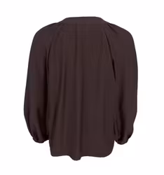 Luisa blus mörkbrun