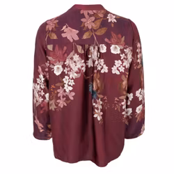 Zendaya blus plum flower
