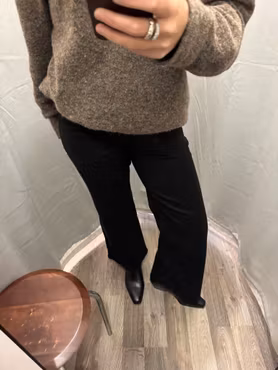 Toxic jeans raka svarta