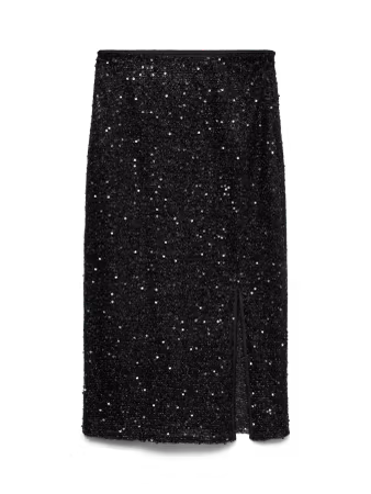 Stella paljettkjol svart