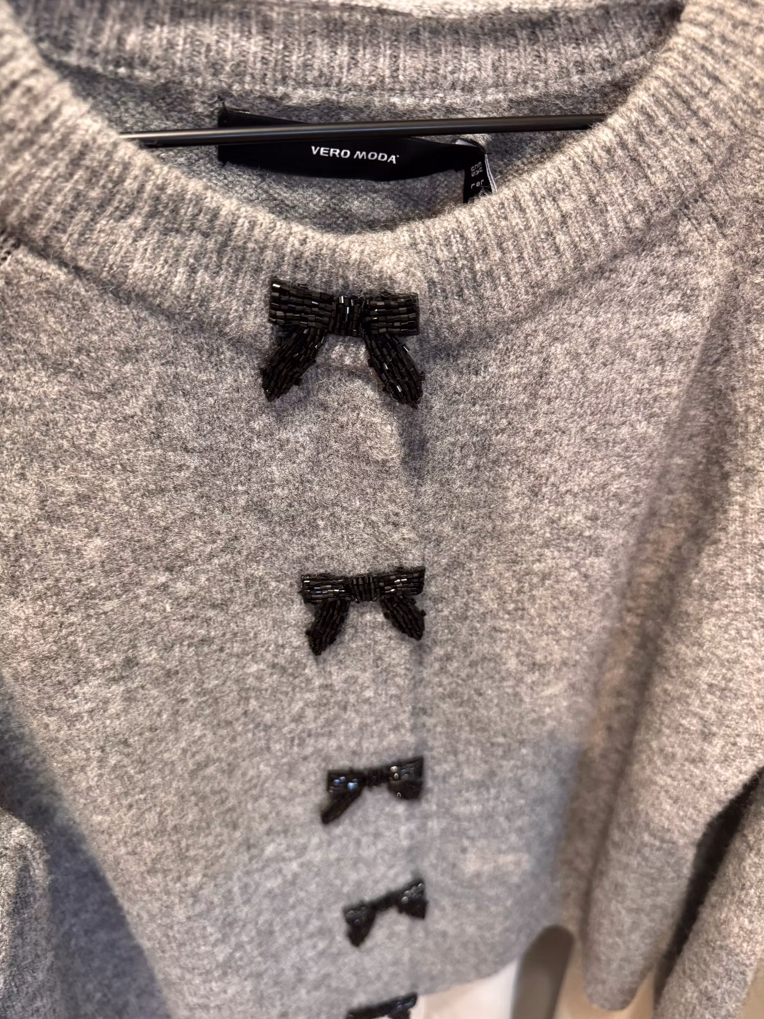 Million rosettkofta strass grå