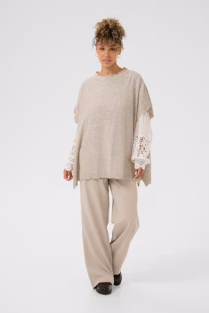 Emanuella poncho strass