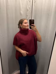 Sussi 40% mohairpolo wine/cerise