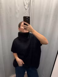 Sussi 40% mohairpolo svart