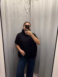 Sussi 40% mohairpolo svart