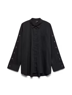 Bonnie button skjorta svart