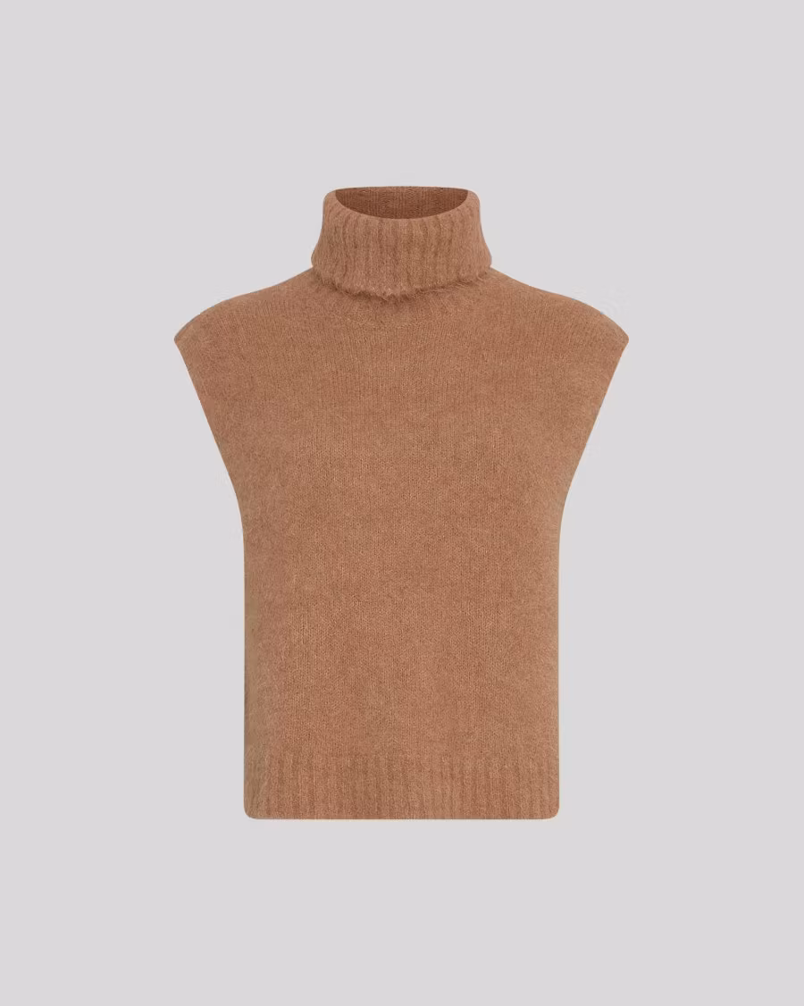 Thira alpaca polotröja coconut