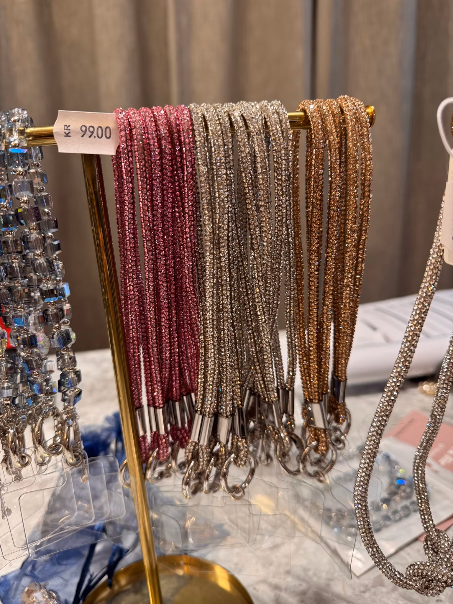 Strass mobilsmycke/handtag