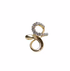 Beau scarf ring guld