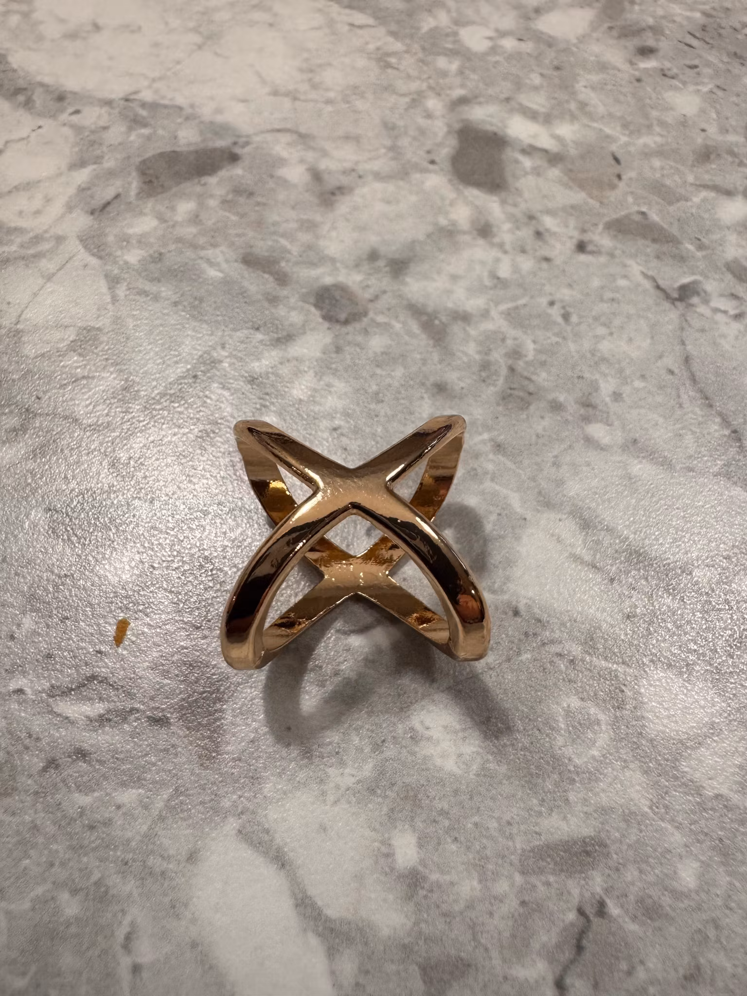 Malla scarf ring guld