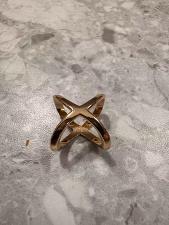 Malla scarf ring guld