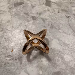 Malla scarf ring guld