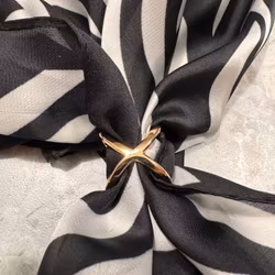 Malla scarf ring guld