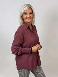 Juliette skjorta vinröd