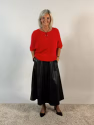 Alexia skinnimitation kjol svart