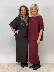 Celia stickad kjol brun