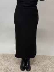 Celia stickad kjol svart