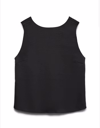 Livia satintopp svart