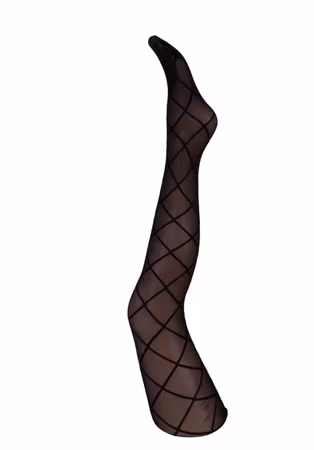 Argyle Jaquard nylonstrumpbyxor