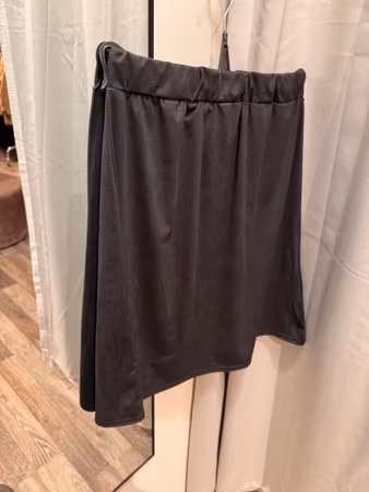 Mockaimitationkjol svart