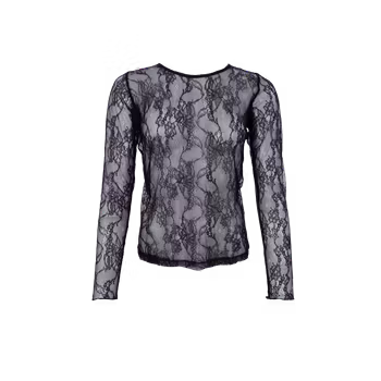 Lara spetsmesh svart