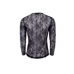 Lara spetsmesh svart