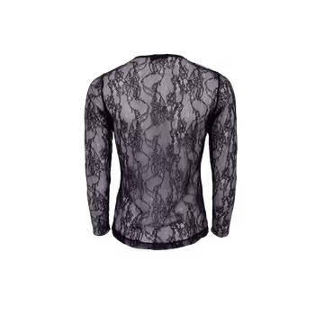 Lara spetsmesh svart